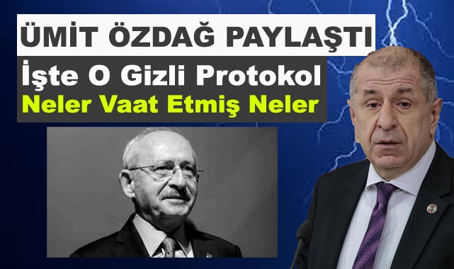 Özdağ Kemal Kılıçdaroğlu'nun Protokolünü Paylaştı