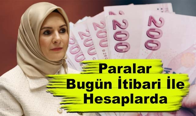 Paralar Bugün İtibari İle Hesaplarda