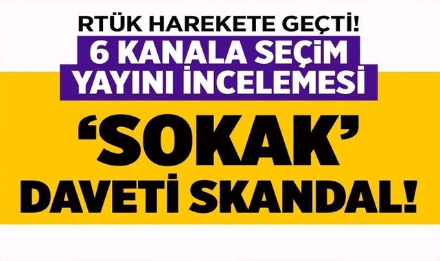 RTÜK Harekete Geçti