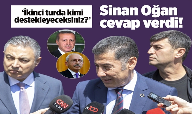 Sinan Oğan’a Dikkat Çeken Soru: “İkinci Turda Kimi Destekleyeceksiniz?”