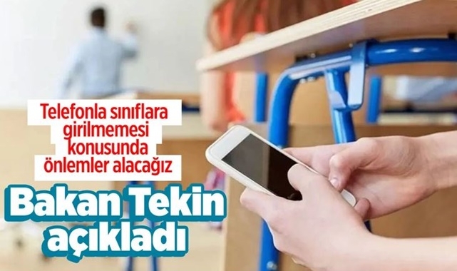 Sınıflara Cep Telefonu İle Girilemeyecek
