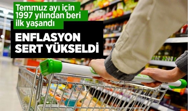 Temmuz Ayında Enflasyon yüzde 47.83'e yükseldi