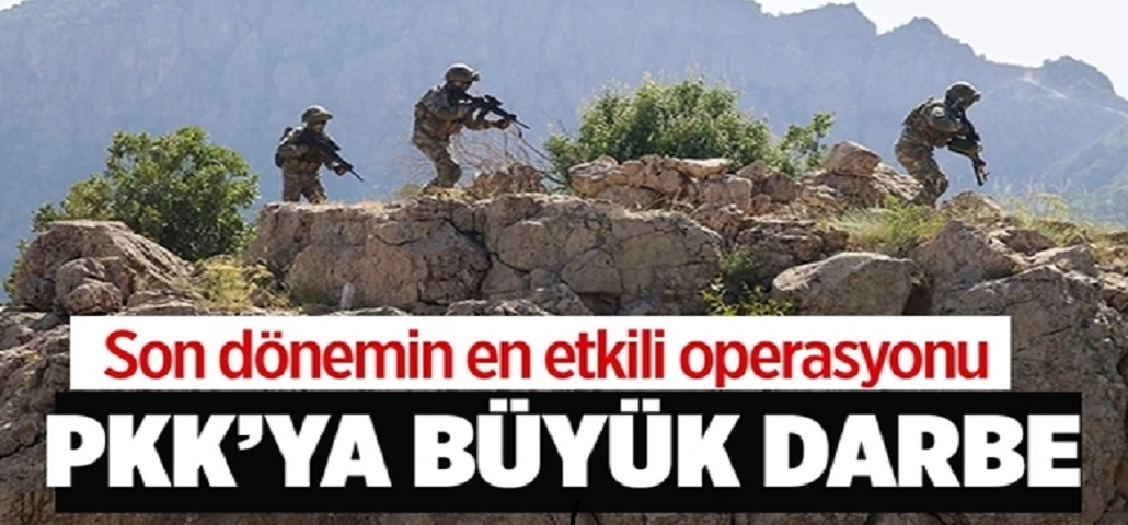 TSK'dan PKK'ya Büyük Darbe