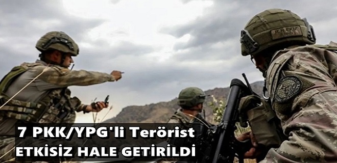 Türk Silahlı Kuvvetleri Operasyonlarına Devam Ediyor