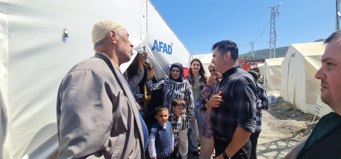 Erzurum Valisi Okay Memiş, 70 gündür lojistik sorumlusu olduğu Hatay'da