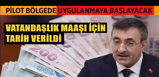 Vatandaşlık maaşı için tarih verildi