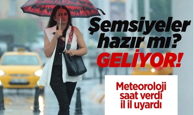 Yağışlı Havalar Geliyor