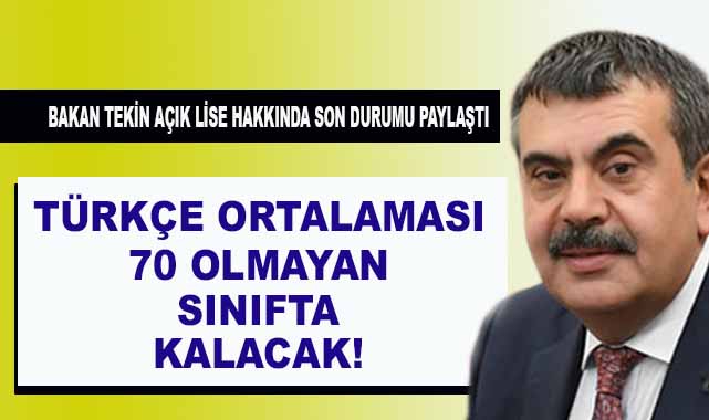 Bakan Tekin Temel Eğitim Yönetmeliğinin Detaylarını Açıkladı